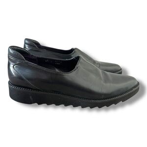 Donald J Pliner Sport Darsi Black Leather Loafer Slip On Shoe Women’s Size 8.5 N